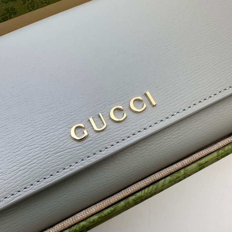 Gucci Continental Grey Wallet