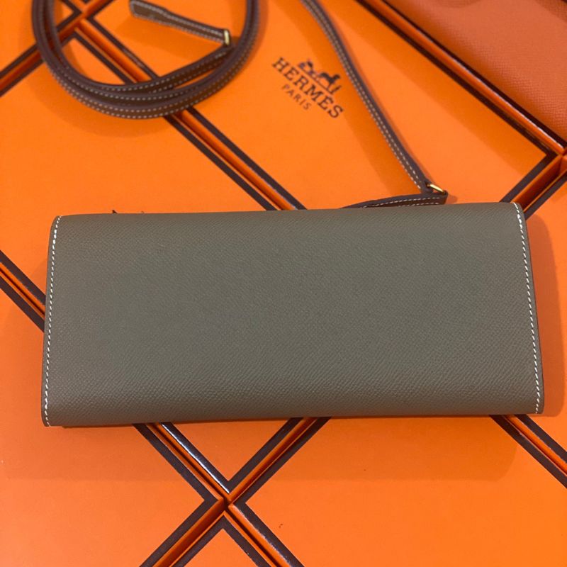 Hermes Sac Maillon To Go Etoupe Wallet