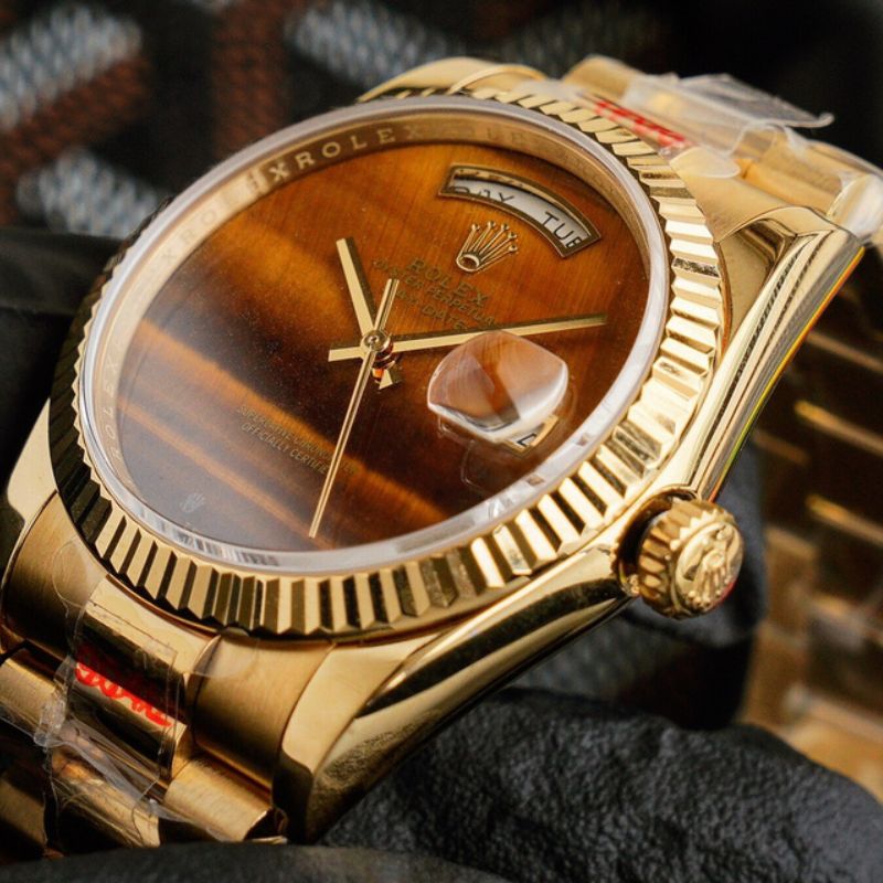 Rolex Day-Date Orange Watch