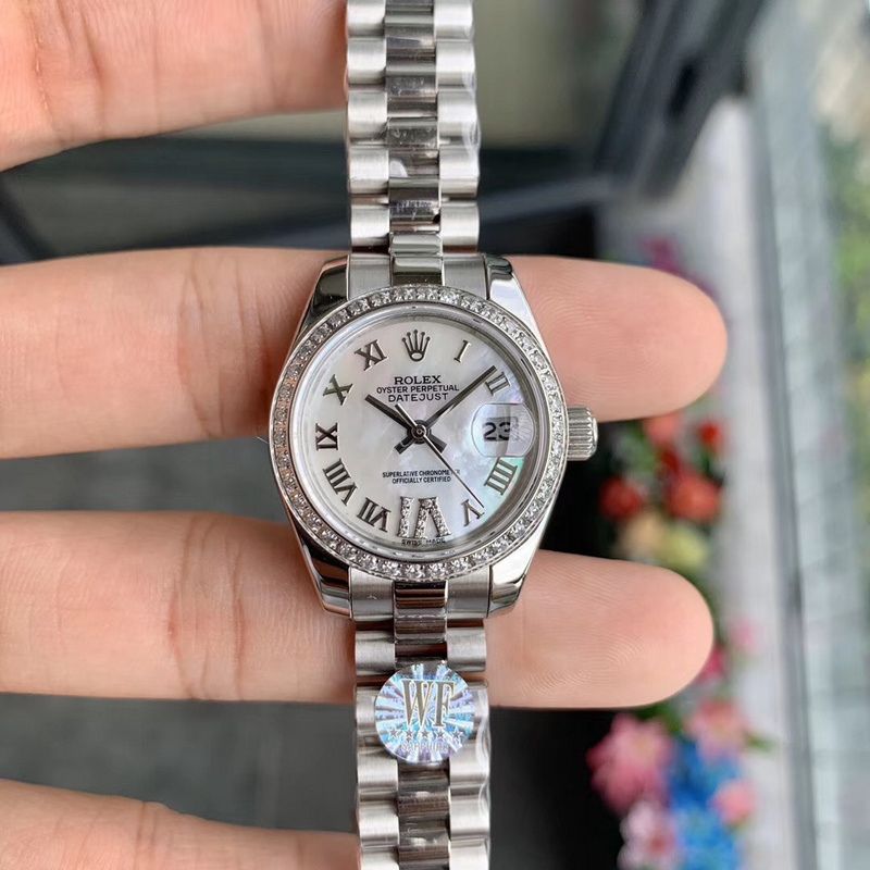 Rolex Datejust White Steel
