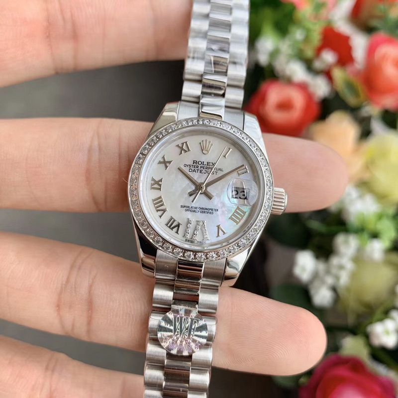 Rolex Datejust White Steel