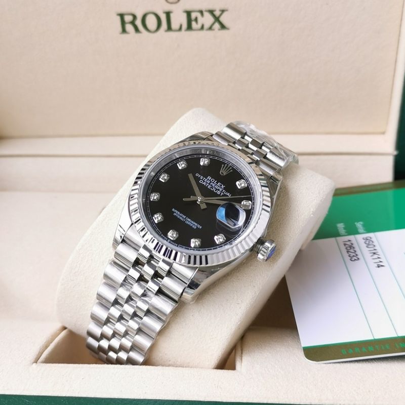 Rolex DateJust Black Diamond Dial