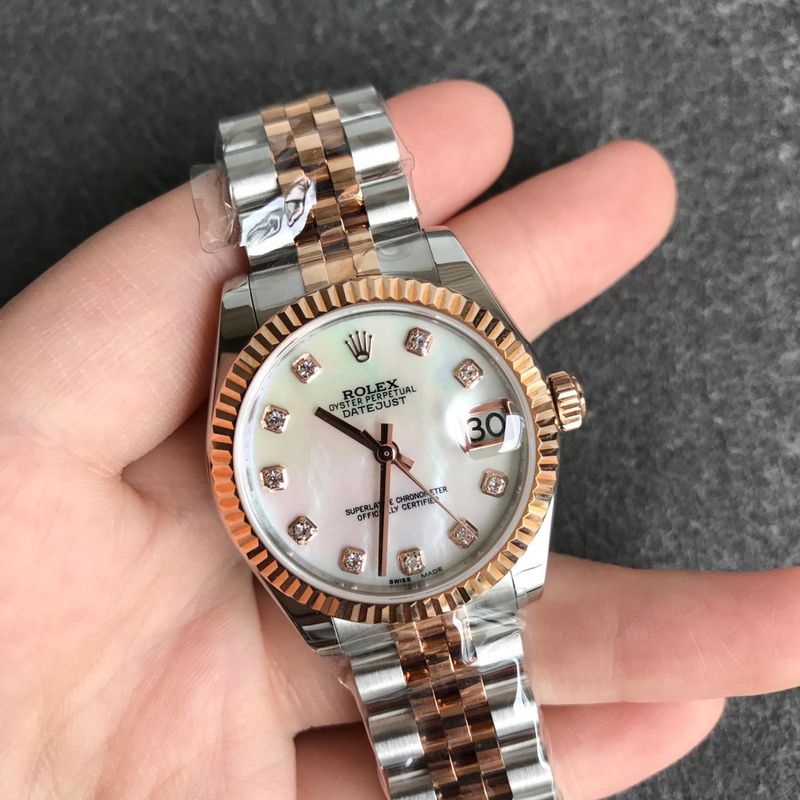 Rolex Datejust MOP Everose Watch