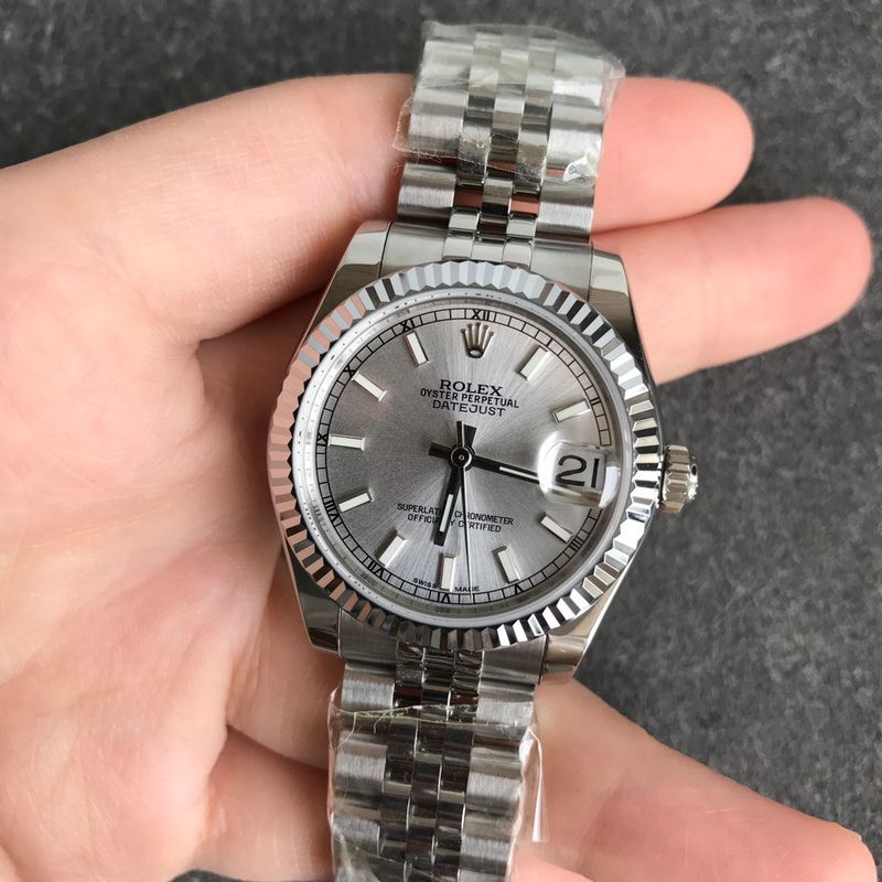 Rolex DateJust Grey Dial Watch