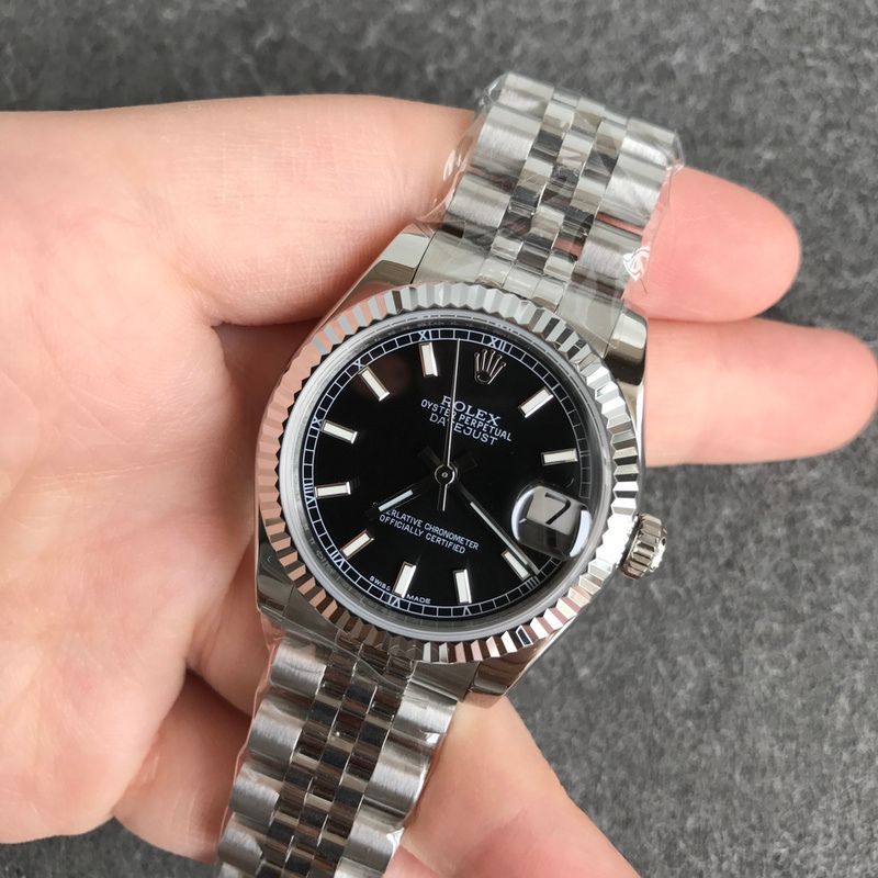 Rolex DateJust Black Jubilee Watch