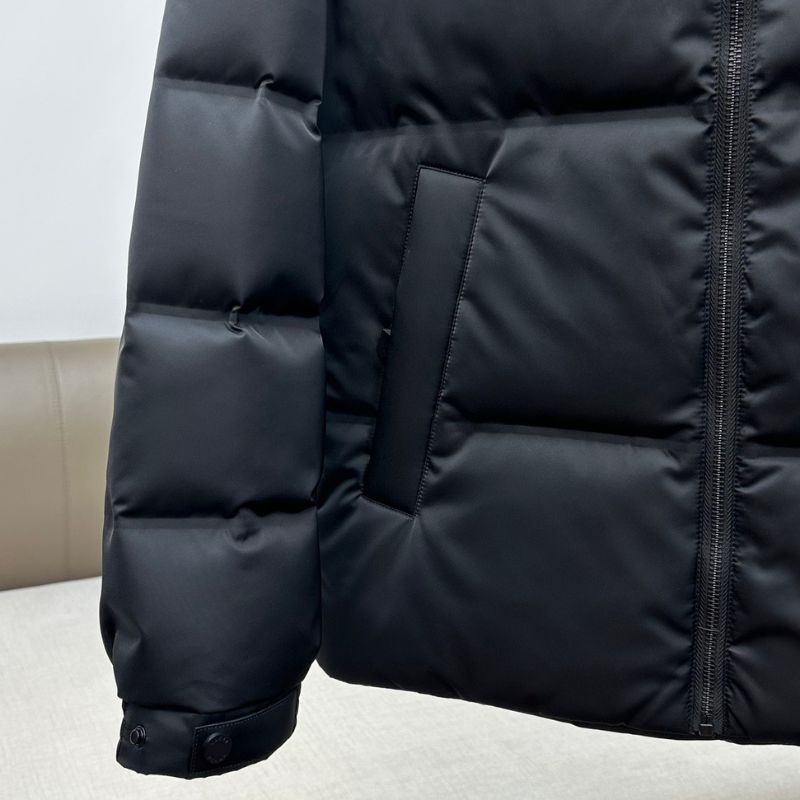Prada 2024 Autumn/Winter Stand-Up Collar Business Casual Down Jacket