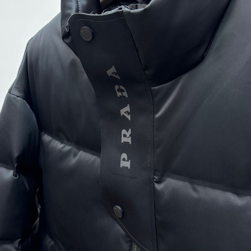 Prada 2024 Autumn/Winter Stand-Up Collar Business Casual Down Jacket