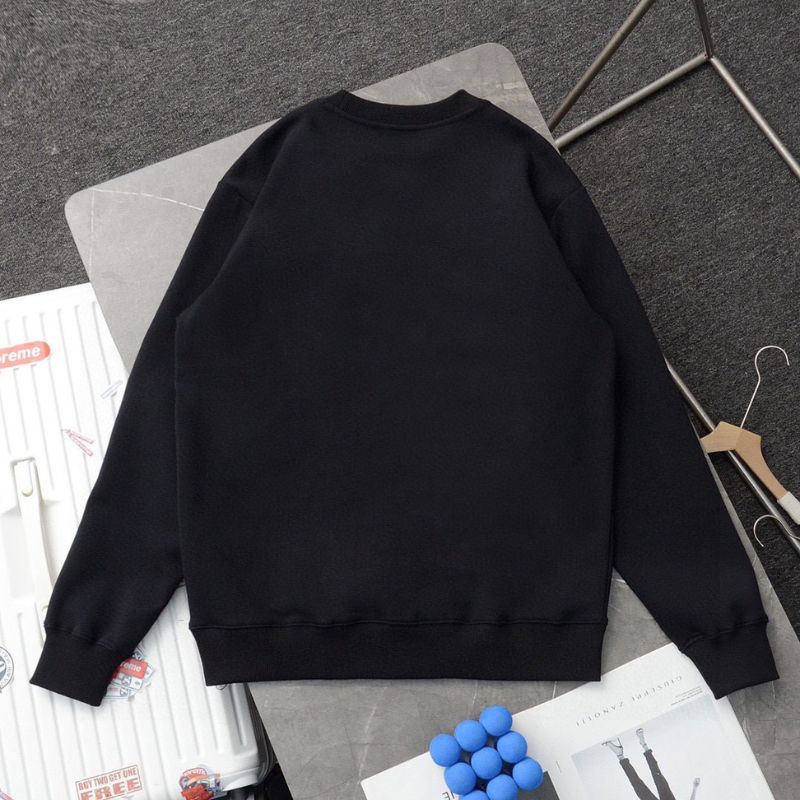Prada Heavy Nylon Stitch Triangle Logo Sweatshirt