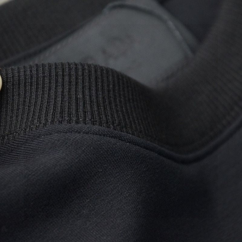 Prada Heavy Nylon Stitch Triangle Logo Sweatshirt