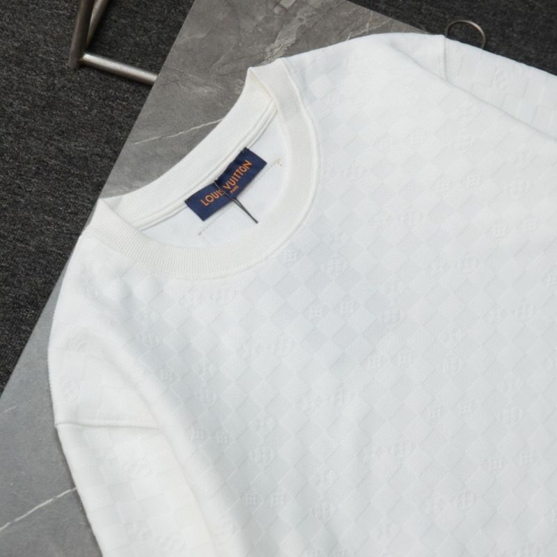 LV Jacquard Zipper Casual Sweatshirt