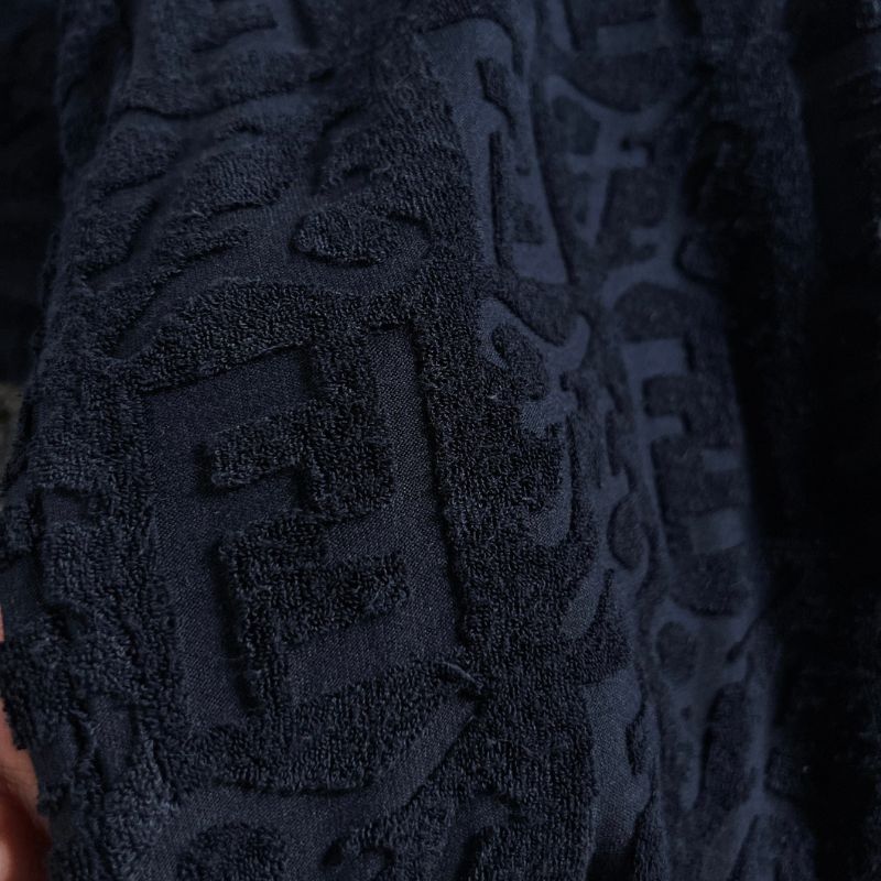 Fendi Jacquard Towel Material Polo Shirt