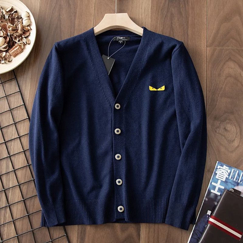 Fendi Cat's Eye 24 Cardigan Knitted Sweater