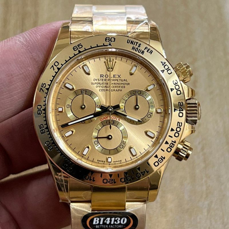 Rolex Daytona Golden Watch