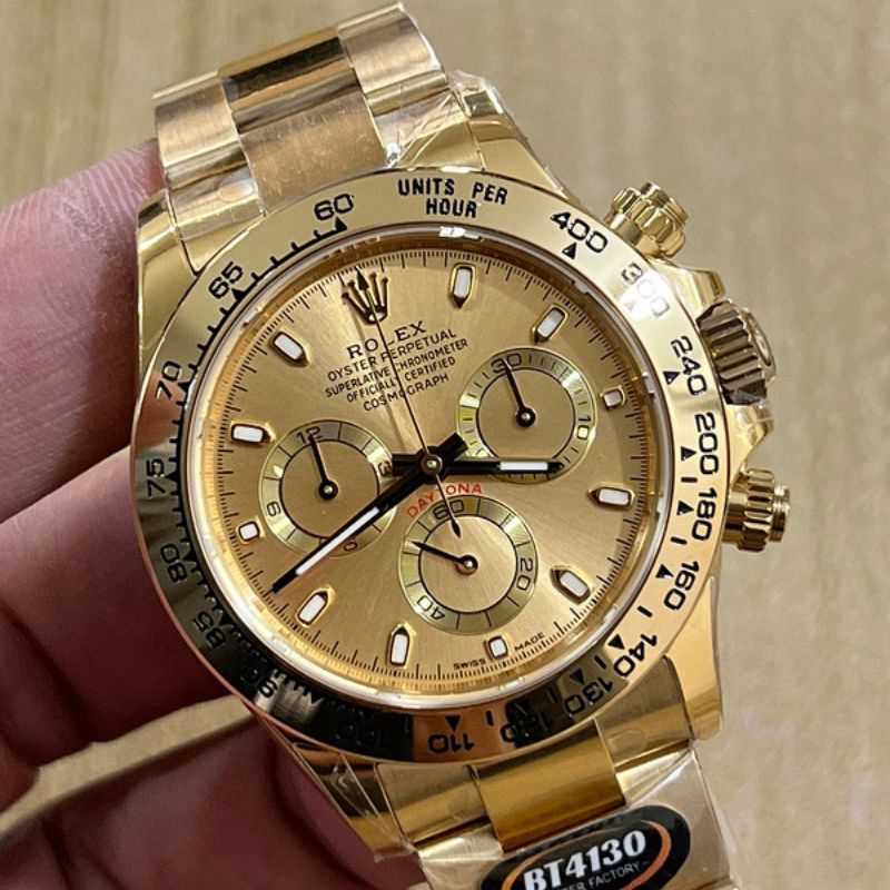 Rolex Daytona Golden Watch