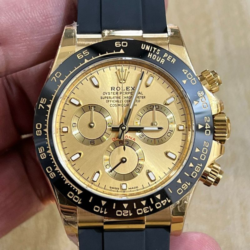 Rolex Daytona Rubber Strap Watch