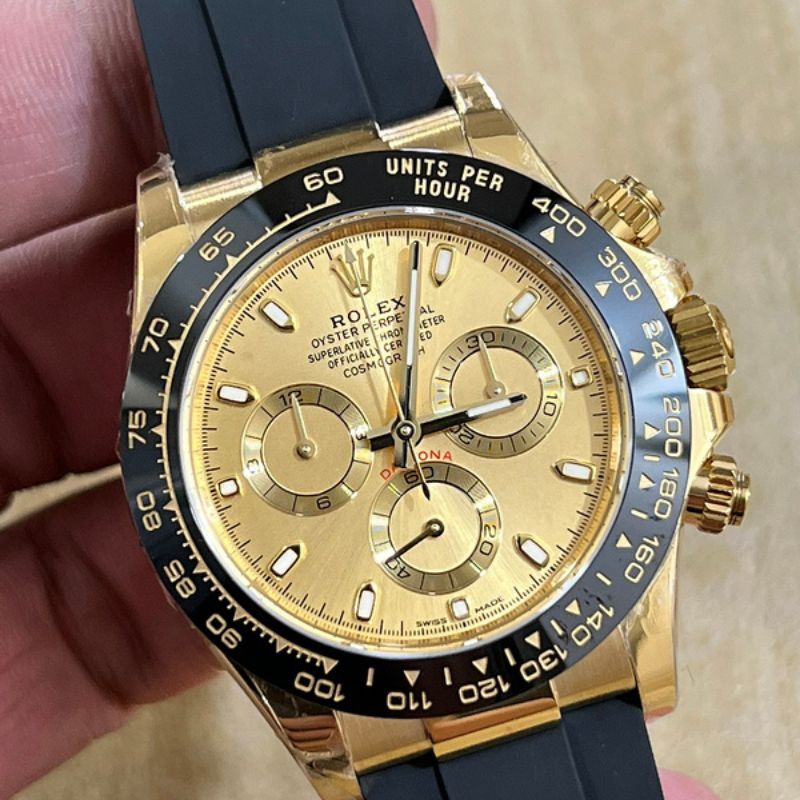 Rolex Daytona Rubber Strap Watch