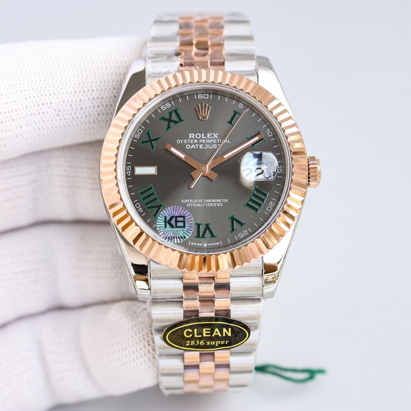 Rolex Datejust Wimbledon Dial Two Tone
