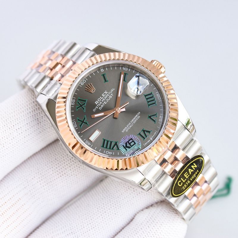 Rolex Datejust Wimbledon Dial Two Tone
