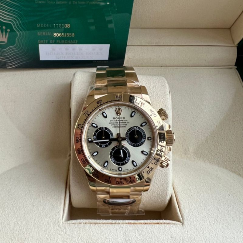 Rolex Daytona Pikachu Yellow Gold Watch