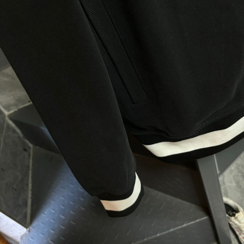 Gucci Embroidered Hooded Zipper Sweatshirt