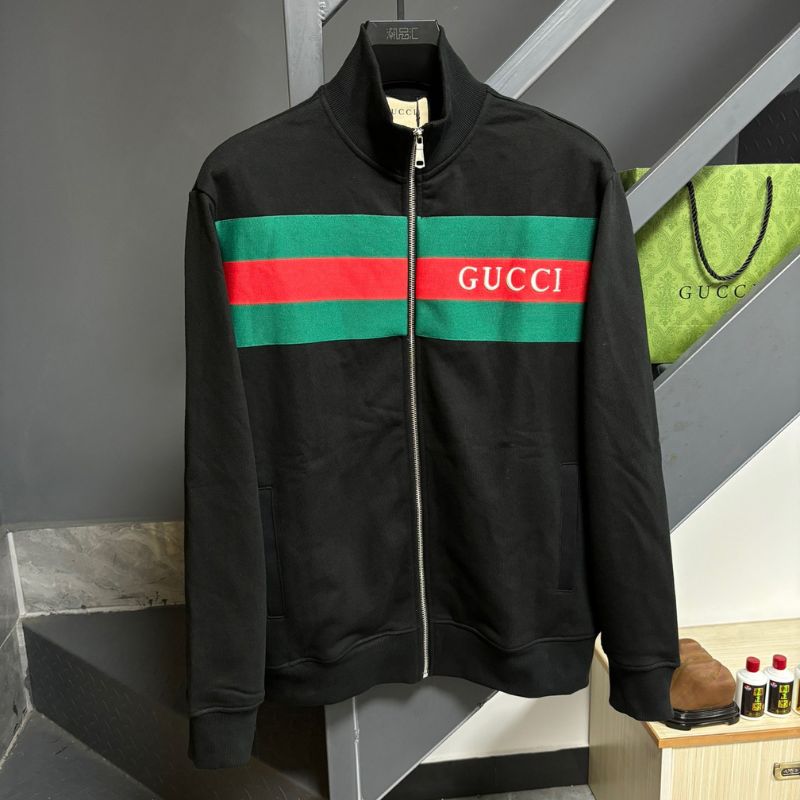 Gucci Stand-Up Collar Zipper Jacket