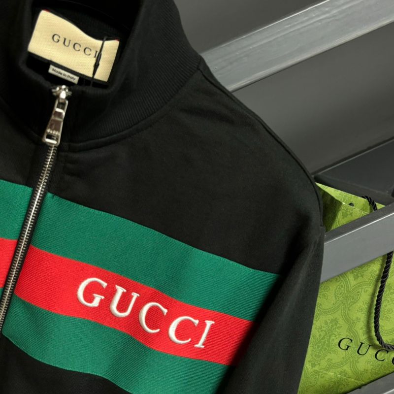Gucci Stand-Up Collar Zipper Jacket
