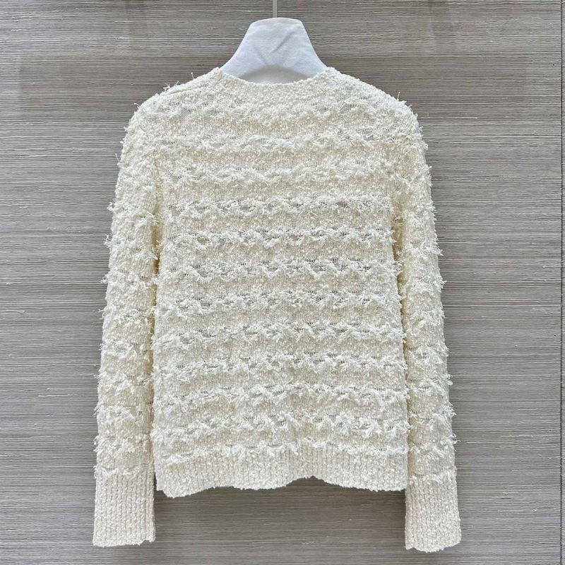 Dior 25 Early Spring Hollow Crochet Cardigan