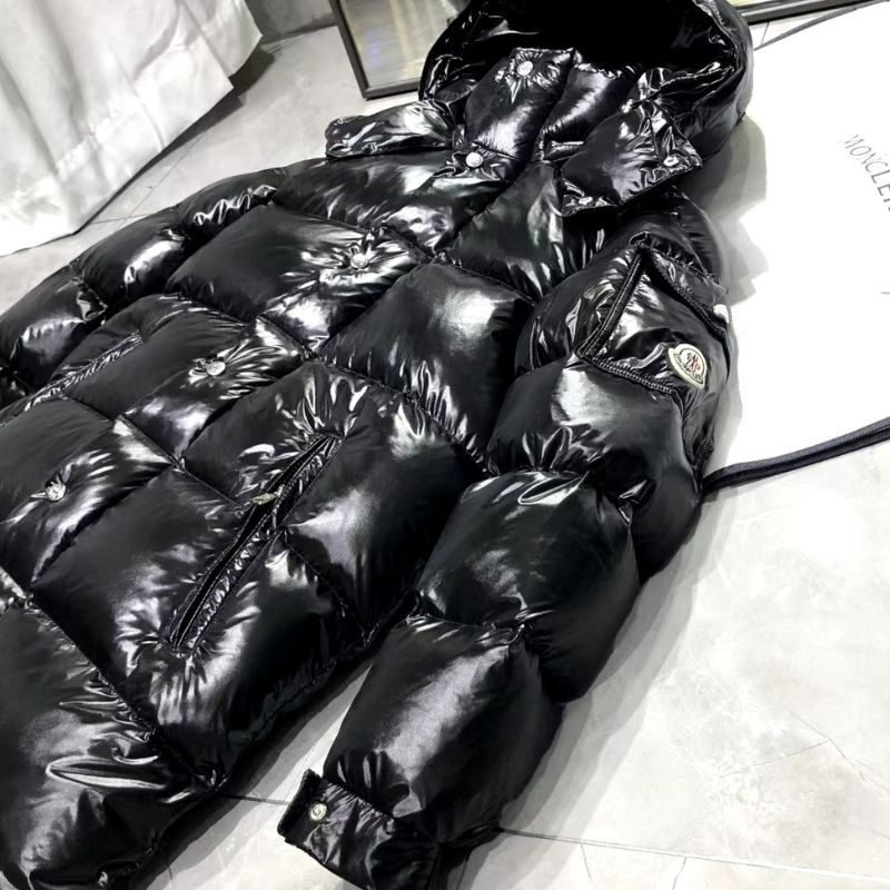 Moncler Inspired Detachable Hood Long Maya Down Jacket
