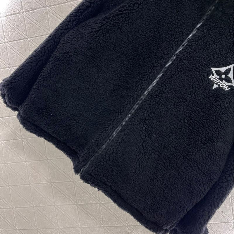 Louis Vuitton Teddy Stand-Up Collar Zipper Jacket