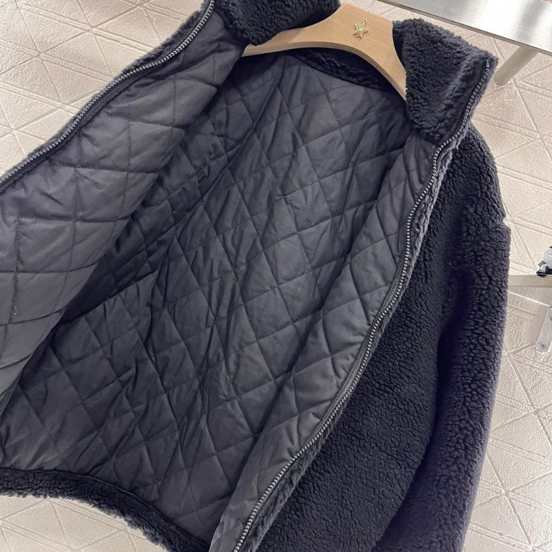 LV Teddy Stand-Up Collar Jacket
