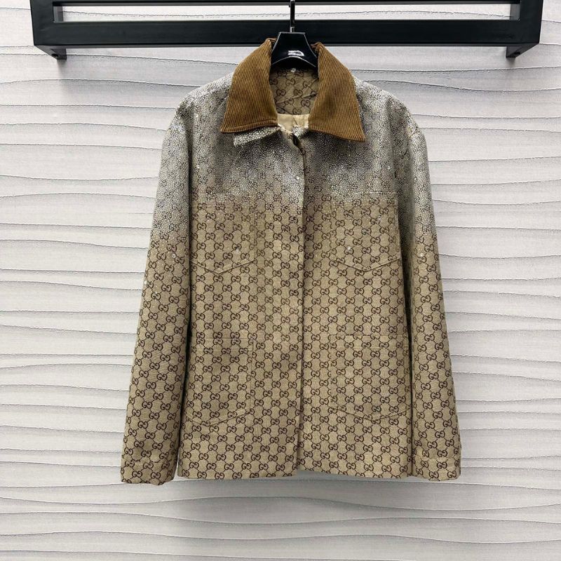 Gucci Rhinestone Collar Jacket