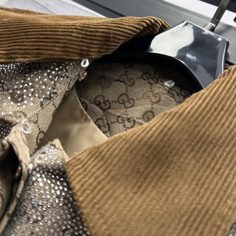 Gucci Rhinestone Collar Jacket