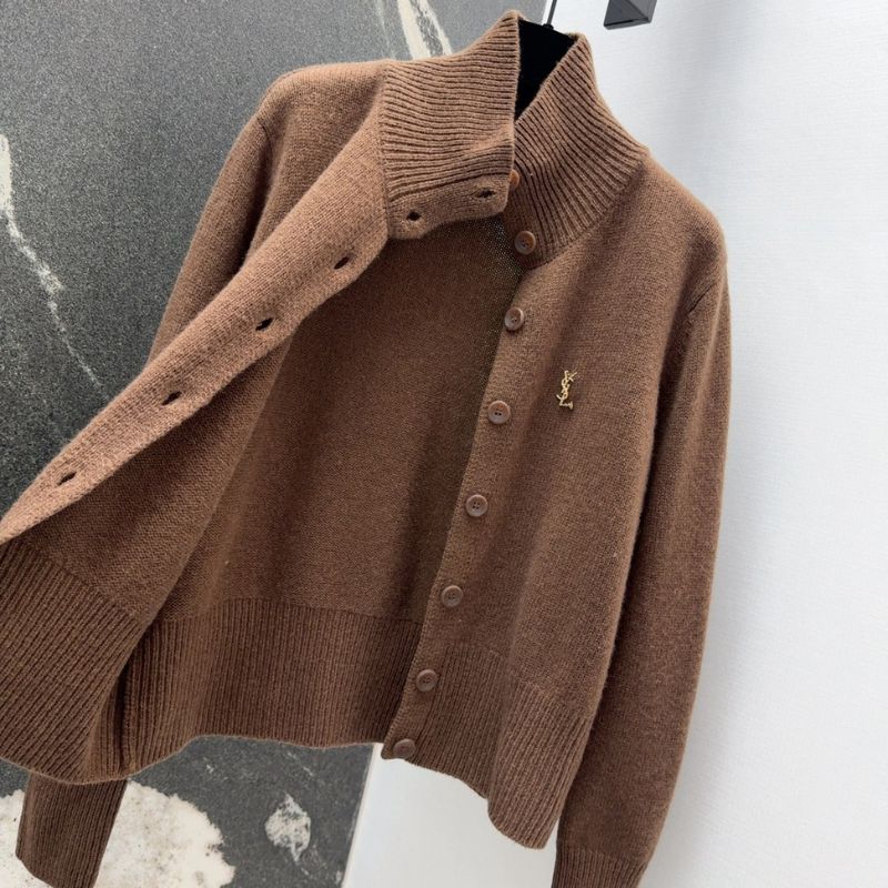 YSL Retro Knit Cardigan
