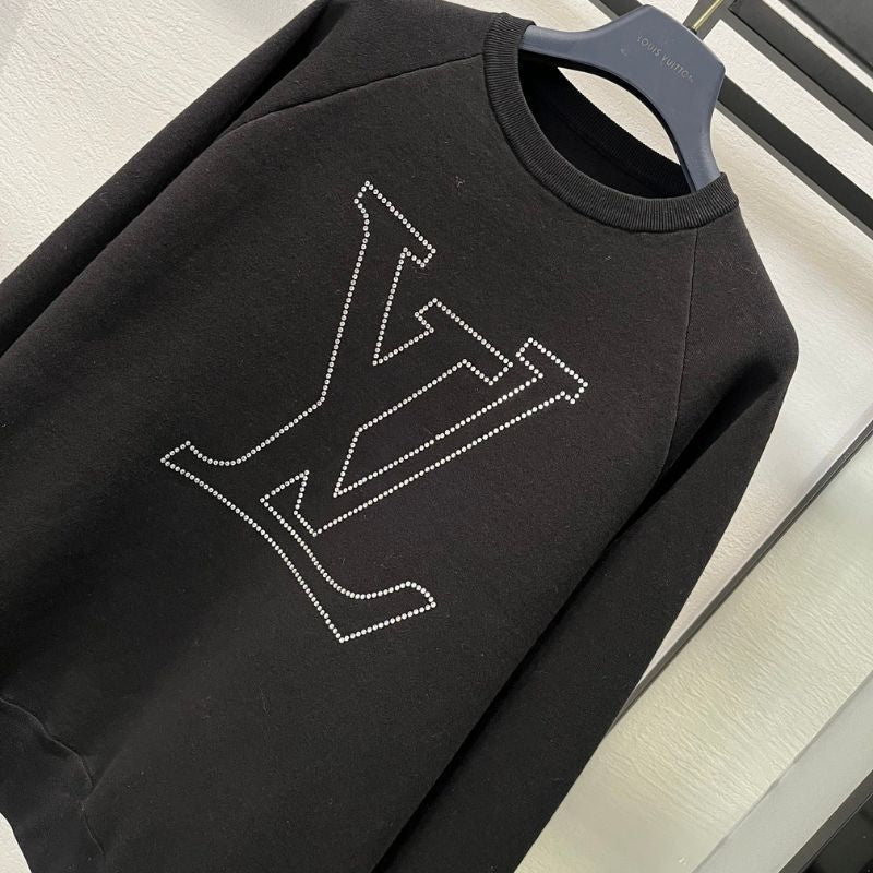 LV Dot Logo Knitted Sweatshirt