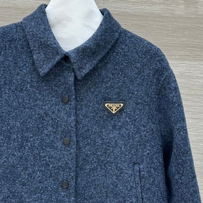 Prada Heritage Double-Faced Cashmere Coat