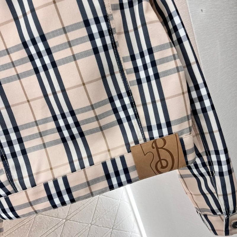 Burberry Plaid Denim Jacket