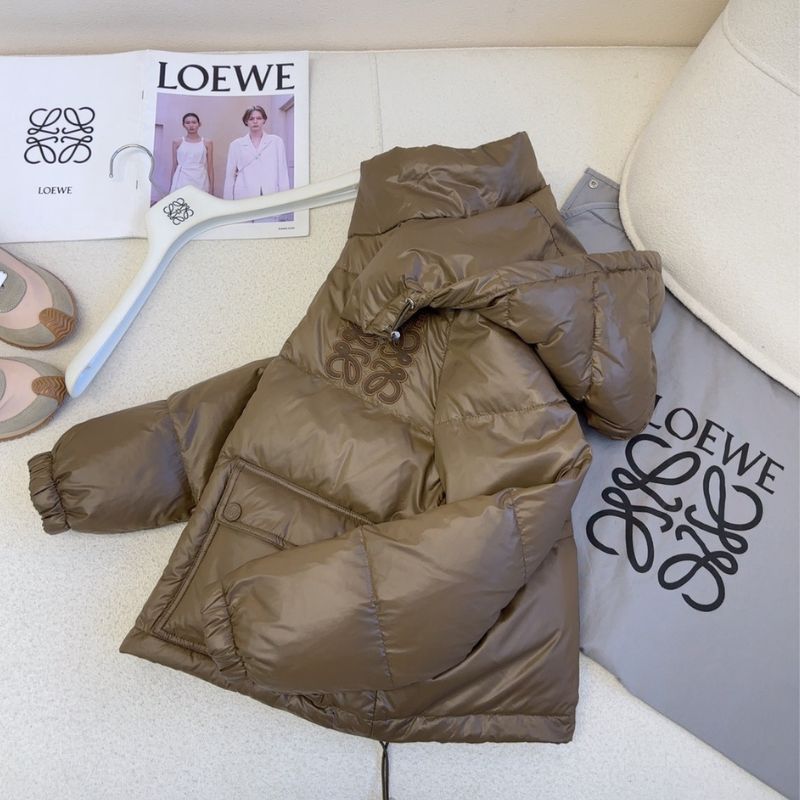 Loewe Hooded Short Down Jacket