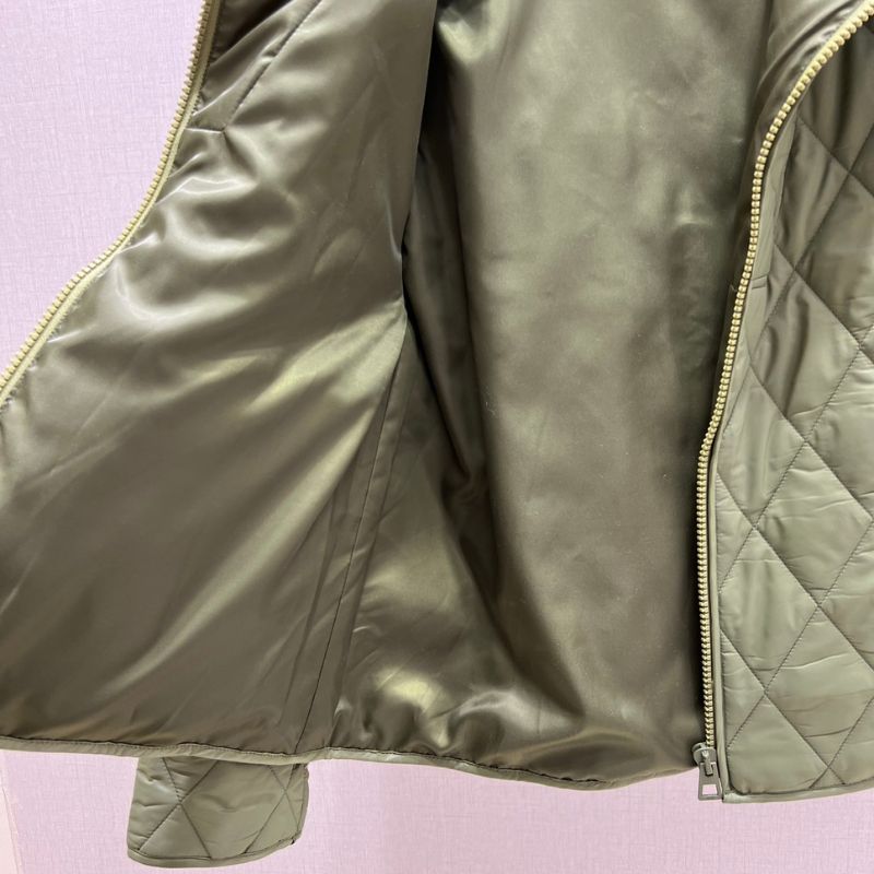 Dior Diamond Hood And Large Letter Print On The Back Jacket