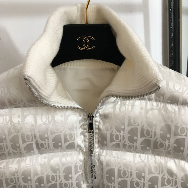 Dior Logo Jacquard Knitted Patchwork Jacket