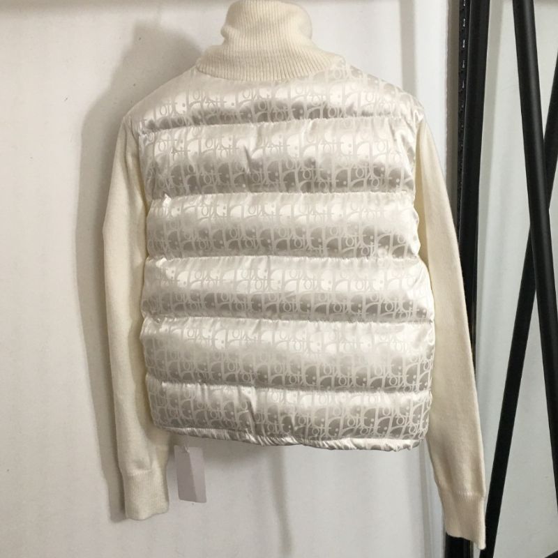 Dior Logo Jacquard Knitted Patchwork Jacket