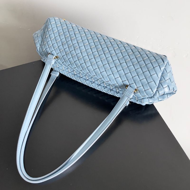 BV Let's Go Padded Leather Foldable Bag