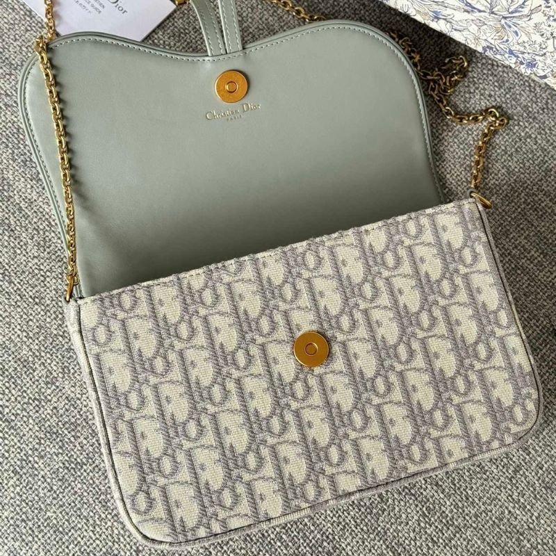 Dior Denim Oblique Shoulder Bag