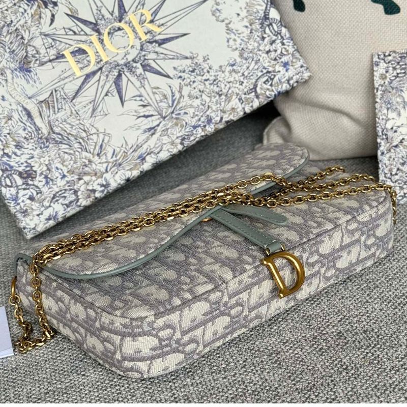 Dior Denim Oblique Shoulder Bag