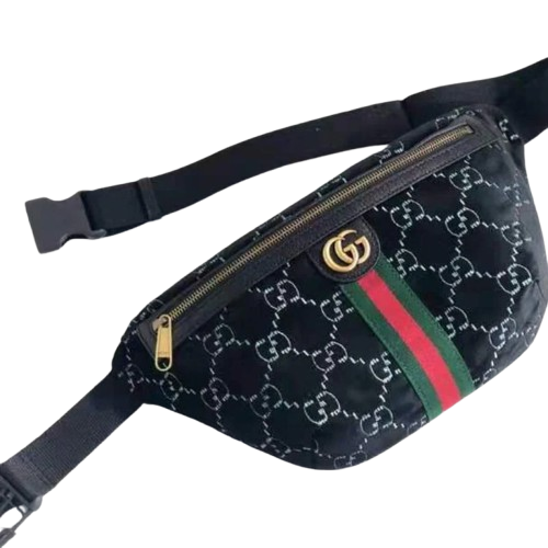 Gucci GG Velvet GG Marmont Belt Bag