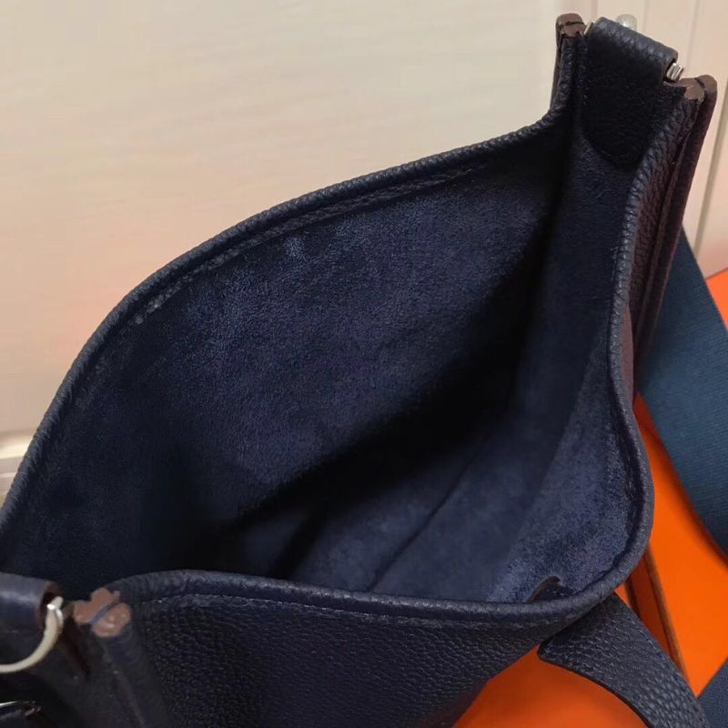 Hermes Evelyne TPM Blue Nuit Clemence Bag