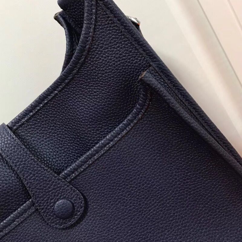 Hermes Evelyne TPM Blue Nuit Clemence Bag