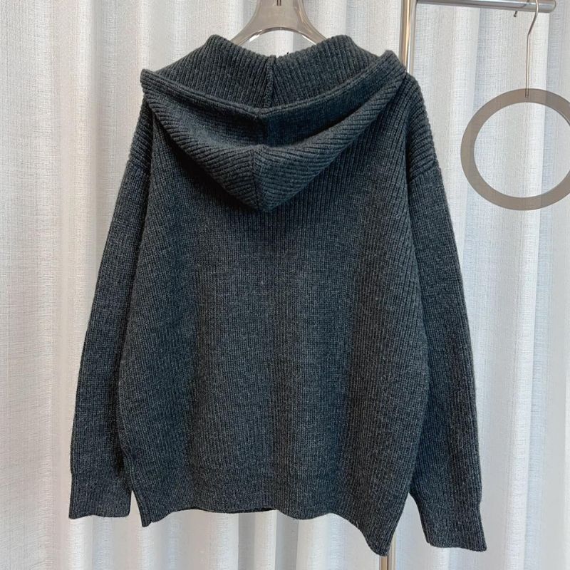 Celine Wide-Logo Wool Sweatshirt