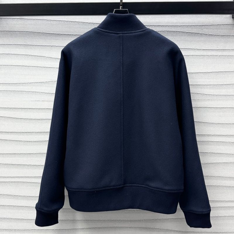 Dior Stand-Up Collar Wool Jacket