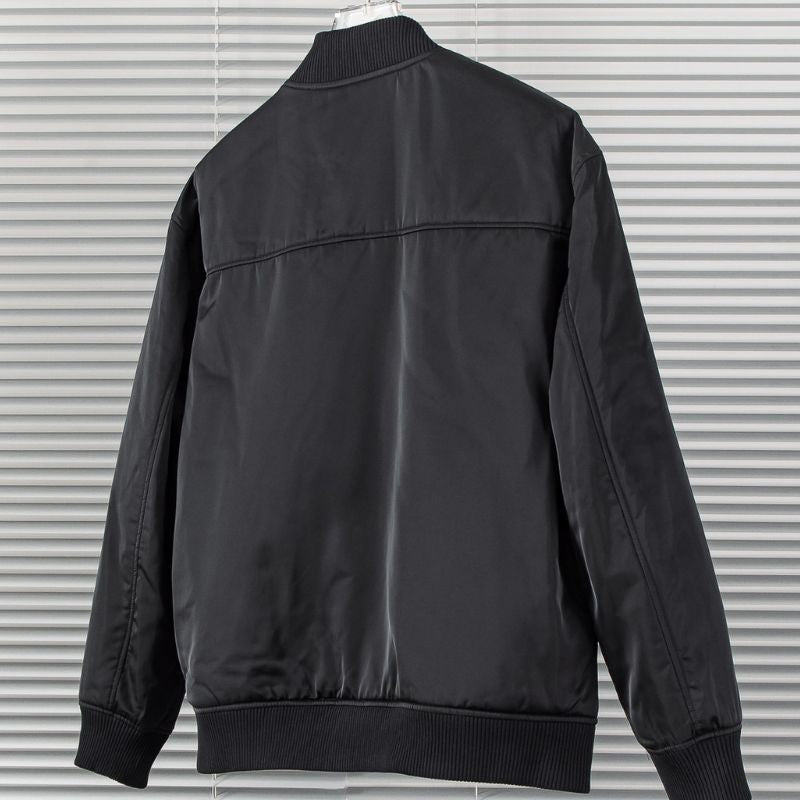 Prada Stand-Up Collar Thin Cotton Jacket