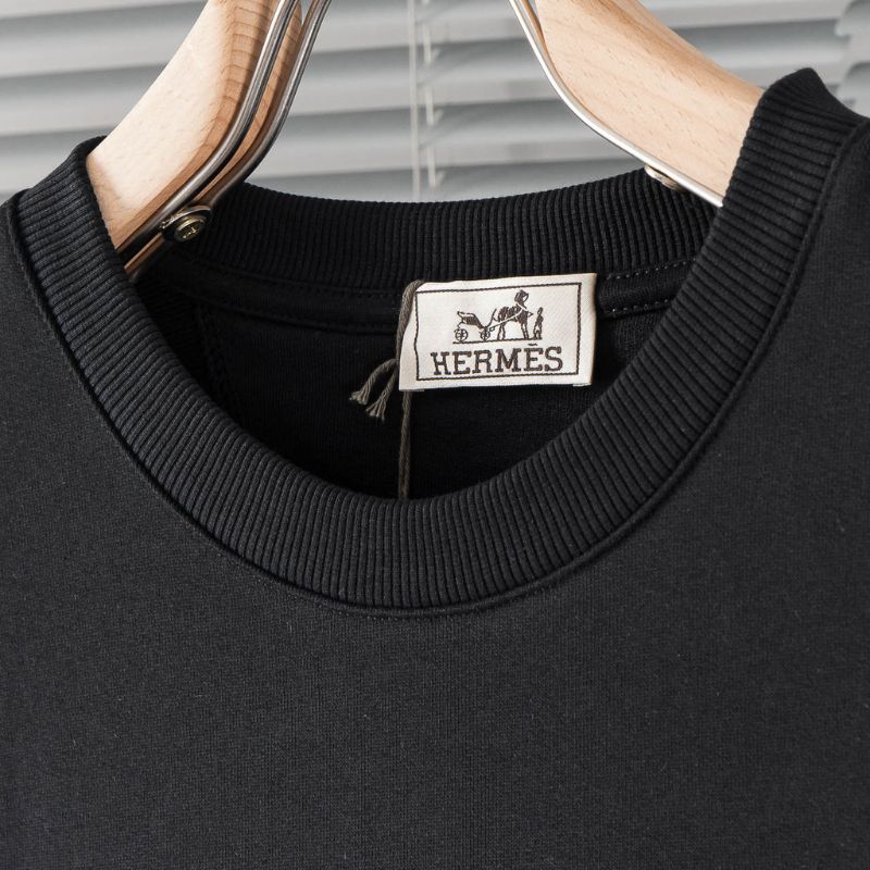 Hermes Men's Cotton Round Neck Sweater